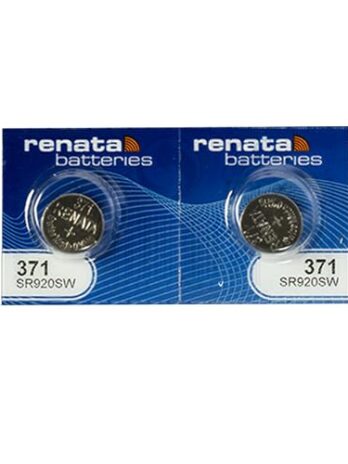Renata 2つの371 Sr920Sw酸化銀ゼロ・マーキュリー・電子バッテリー
