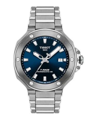 [ティソ] 腕時計 TISSOT T-レース [正規輸入品] ブレスレット T1418071104100 ブルー文字盤