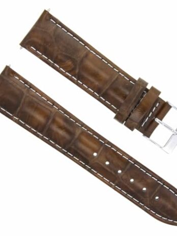 19mm レザー腕時計バンドストラップ TISSOT PRC200 PRS 200 1853 ウォッチライトブラウン対応