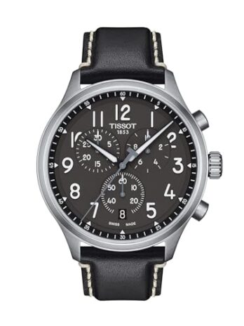 [ティソ] 腕時計 CHRONO XL [正規輸入品] レザーストラップ T1166171606200 メンズ アンスラサイト文字盤