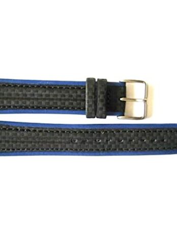 20mm カーボンファイバー レザー 腕時計バンド エクスペディション用
