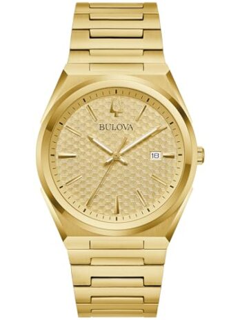 [Bulova] 腕時計 Classic Quartz Gold Stainless Steel 97B226 メンズ ゴールド