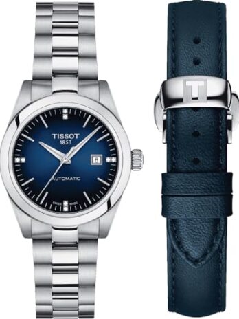 Tissot orologio T-My Lady Automatic 29mm blu diamanti acciaio automatico T132.007.11.046.00