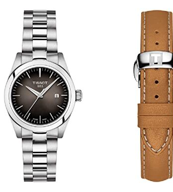 [ティソ] 腕時計 TISSOT T-マイ レディ クォーツ レザーベルト [正規輸入品] T1320101106100 レディース グレー文字盤