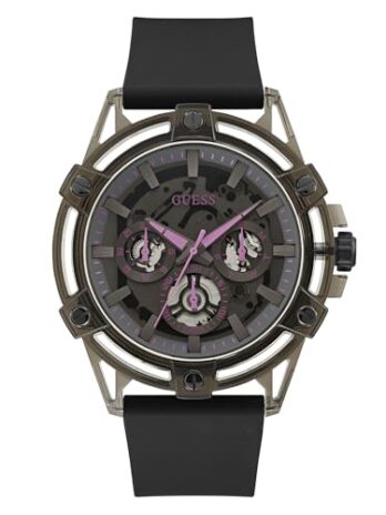 [Guess] 腕時計 Sporting Pink Limited Edition GW0032G2 ブラック