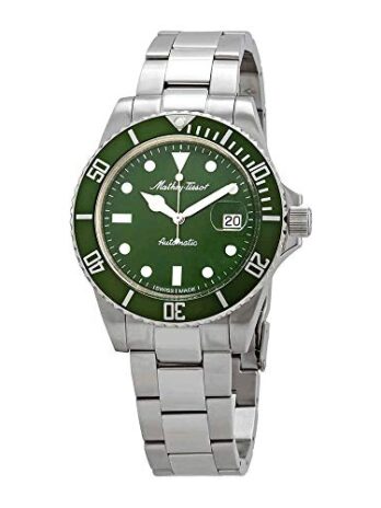 Mathey-Tissot Mathey ヴィンテージ自動巻きグリーン「ハルク」文字板メンズ腕時計 H9010ATV