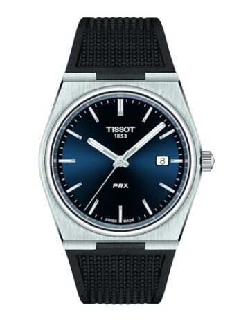[ティソ] 腕時計 PRX ピーアールエックス [正規輸入品] ラバーストラップ T1374101704100 メンズ ブルー文字盤