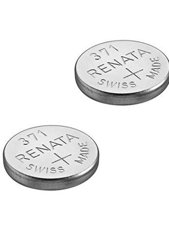 2 x Renata腕時計電池 – スイス製 – 電池電池酸化銀0％水銀フリーボタン電池1.55vレナータ長寿命電池（371（SR920SW））