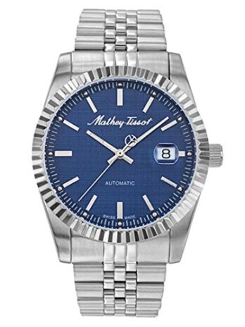 Mathey-Tissot Mathy III 自動巻き ブルーダイヤル メンズウォッチ H1810ATABU