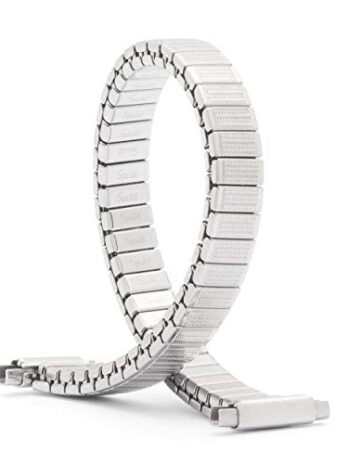 10 ? 13 mm Speidel調整可能twist-o-flexシルバートーンエレガントLadies Watch Band 947 / 02