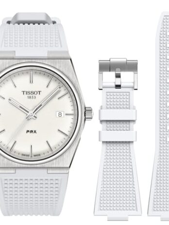 Stanchev Tissot PRXウォッチシリーズ用ストラップ Tissot PRX Powermatic 80.12mm用ソフトシリコンバンド メンズ レディース 交換用バンド Tissot PRXシリーズウォッチ40mm用, 40mm Watch, シリコーン, 宝石不使用。