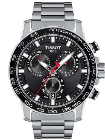 [ティソ] 腕時計 TISSOT スーパースポーツ クロノ ブレスレット [正規輸入品] T1256171105100 メンズ ブラック文字盤