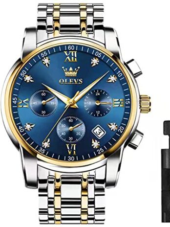 OLEVS 腕時計 メンズ ビジネス 時計 うで時計 男性用 ブランド メタルバンド ステンレスバンド アナログ 表示 おしゃれ カジュアル watch