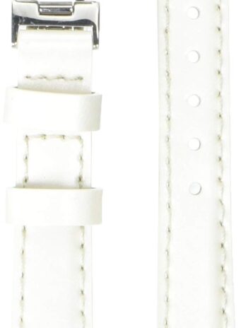 Tissot レザーカーフスキンホワイトパールウォッチストラップ 幅7mm (モデル:T600036540)