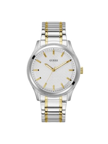 GUESS アナログシルバーダイヤル メンズ腕時計 -GW0626G4, シルバー(Silver), クラシック