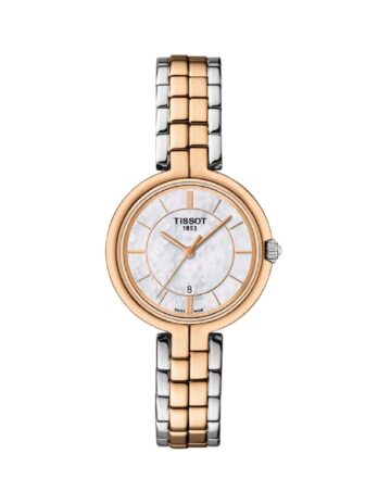 [ティソ] 腕時計 TISSOT フラミンゴ ブレスレット T0942102211100 レディース ホワイト・マザーオブパール文字盤