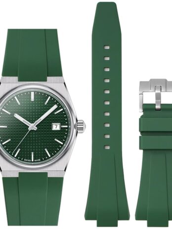 Moonswatch Watch用バンド 20mm ソフトシリコンストラップ Omegax Swatch MoonSwatch Speedmasterウォッチに対応 クイックリリース磁気バックル 防水交換用ストラップ Swatch Omegaメンズレディース用, 40mm watch, シリコーン, 宝石なし