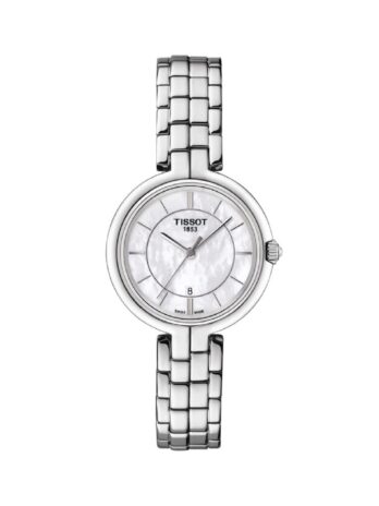 [ティソ] 腕時計 TISSOT フラミンゴ ブレスレット T0942101111100 レディース ホワイト・マザーオブパール文字盤