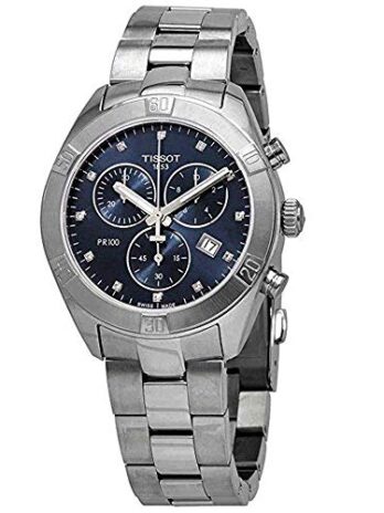 Tissot PR 100 スポーツ シック クロノグラフ, グレー, クロノグラフ。