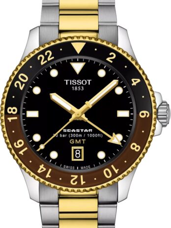 [ティソ] 腕時計 TISSOT シースター 1000[正規輸入品] ブレスレット T1208522205100 ブラック文字盤