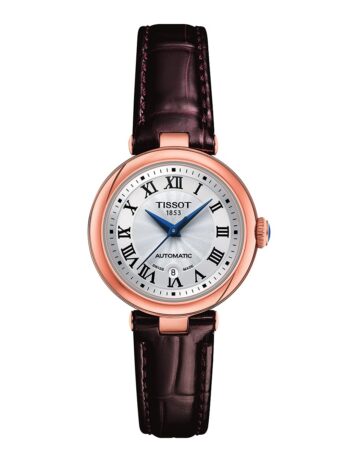 [ティソ] 腕時計 TISSOT ベリッシマ オートマティック レザーベルト T1262073601300 レディース ホワイト文字盤
