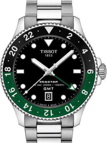 [ティソ] 腕時計 TISSOT シースター 1000[正規輸入品] ブレスレット T1208521105100 ブラック文字盤