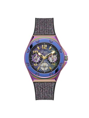 GUESS レディース 40mm 腕時計, ツートーン/虹色/マルチ。, クラシック