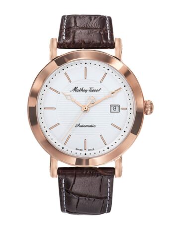 Mathey-Tissot City 自動ホワイトダイヤル メンズ腕時計 HB611251ATPI, モダン