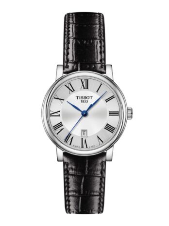 [ティソ] 腕時計 TISSOT カーソン プレミアム レディ レザーベルト [正規輸入品] T1222101603300 レディース シルバー文字盤