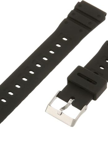 Timex Men’s Resin Performance Sport Black Replacement Watchband (18MM)