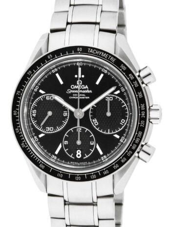 Omega Speedmaster Racing オートマチッククロノグラフ ブラックダイヤル ステンレススチール メンズウォッチ 326.30.40.50.01.001, ブラック, クロノグラフ。