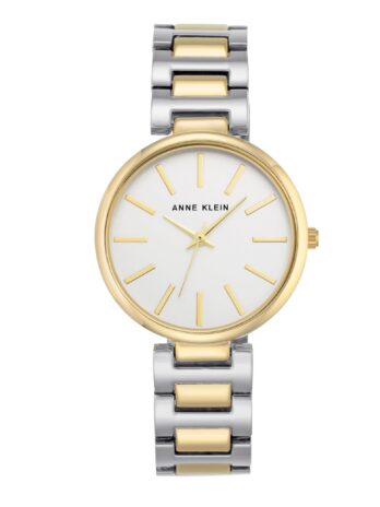 Anne Klein レディースブレスレットウォッチ, ツートーン, Womens Standard, AK/2787SVTT。
