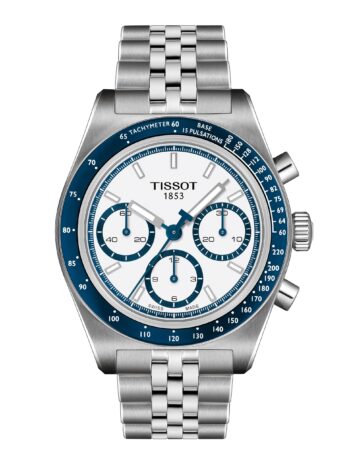 [ティソ] 腕時計 TISSOT PR516 オートマティック クロノグラフ ホワイト文字盤 ブレスレット [正規輸入品] T1494621101100 メンズ グレー