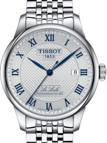 [ティソ] 腕時計 TISSOT ル・ロックル パワーマティック80 20周年記念モデル[正規輸入品] ブレスレット T0064071103303 メンズ シルバー文字盤