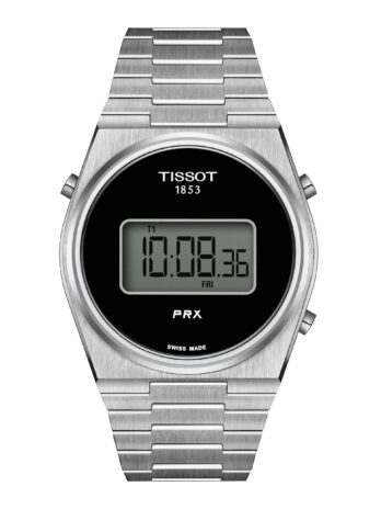 [ティソ] 腕時計 PRX ピーアールエックス デジタル [正規輸入品] ブレスレット T1374631105000 ブラック文字盤